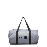 Sports Bag Large Viikonloppulaukku Laukku Harmaa Design Letters