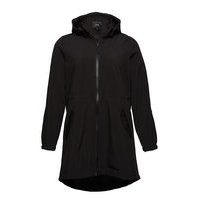 Softshell Jacket Waterproof Soft And Warm Outerwear Parka Coats Musta Zizzi