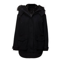 Fjord Ovoid Parka Outerwear Parka Coats Musta Superdry