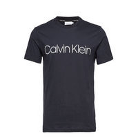 Cotton Front Logo T-Shirt T-shirts Short-sleeved Sininen Calvin Klein