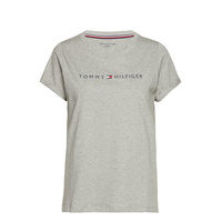 Rn Tee Ss Logo T-shirts & Tops Short-sleeved Harmaa Tommy Hilfiger