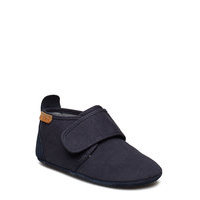 Cotton Velcro Shoes Pre Walkers 18-25 Sininen Bisgaard