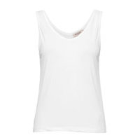 Sl Columbine Tank Top T-shirts & Tops Sleeveless Valkoinen Soaked In Luxury, Soaked in Luxury