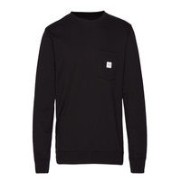 Square Pocket Sweatshirt Svetari Collegepaita Musta Makia