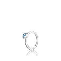 Love Bead Ring Silver - Topaz Sormus Korut Hopea Efva Attling