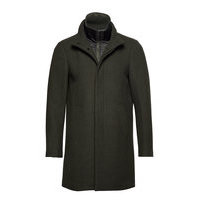 Harvey N Classic Wool Outerwear Coats Winter Coats Vihreä Matinique