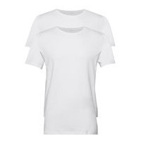 Dintonbh Crew Neck Tee 2-Pack Noos T-shirts Short-sleeved Valkoinen Blend