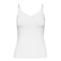 Lise Singlet T-shirts & Tops Sleeveless Valkoinen Cream