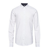 Bhnail Shirt Slim Fit Paita Bisnes Valkoinen Blend