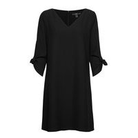 Dresses Light Woven Polvipituinen Mekko Musta Esprit Collection