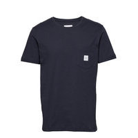 Square Pocket T-Shirt T-shirts Short-sleeved Sininen Makia