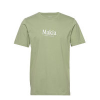 Strait T-Shirt T-shirts Short-sleeved Vihreä Makia