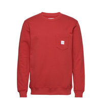 Square Pocket Sweatshirt Svetari Collegepaita Punainen Makia