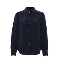 Classic Silk Shirt Pitkähihainen Paita Sininen Filippa K