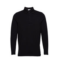 M. Luke Lycra Polo Shirt Polos Long-sleeved Musta Filippa K