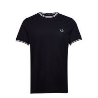 Twin Tipped T-Shirt T-shirts Short-sleeved Sininen Fred Perry