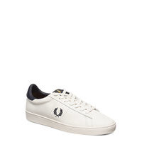 Spencer Leather Matalavartiset Sneakerit Tennarit Valkoinen Fred Perry