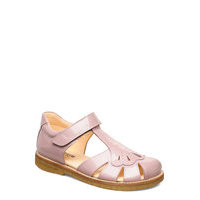 Sandals - Flat - Closed Toe - Shoes Summer Shoes Sandals Vaaleanpunainen ANGULUS