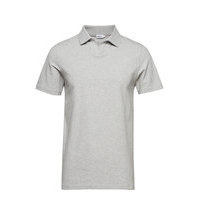 M. Lycra Polo T-Shirt Polos Short-sleeved Harmaa Filippa K