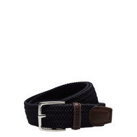 Elastic Braid Belt Accessories Belts Braided Belt Sininen GANT