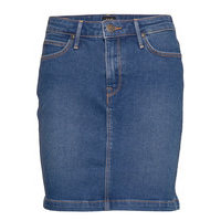 Mid Skirt Polvipituinen Hame Sininen Lee Jeans