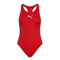 Puma Swim Women Racerback Swimsuit Uimapuku Uima-asut Punainen Puma Swim