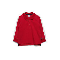 Top L/S Preschool T-shirts Polo Shirts Punainen Polarn O. Pyret