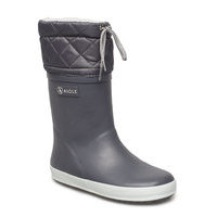 Ai Giboulee Charcoal/Gris Shoes Rubberboots Lined Rubberboots Harmaa Aigle