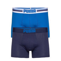 Puma Placed Logo Boxer 2p Bokserit Sininen PUMA