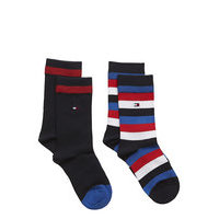 Th Kids Basic Stripe Sock 2p Night & Underwear Socks Monivärinen/Kuvioitu Tommy Hilfiger