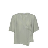 Reagan Blouse Blouses Short-sleeved Vihreä Filippa K