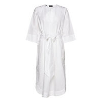 Slfcarlotta 3/4 Midi Kaftan Dress B Dresses Everyday Dresses Valkoinen Selected Femme