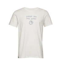T-Shirt Stockholm Local Planet T-shirts Short-sleeved Valkoinen DEDICATED