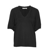 Kaisaiw Abbey Blouse Blouses Short-sleeved Musta InWear