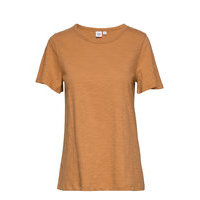 Slub Flutter Sleeve T-Shirt T-shirts & Tops Short-sleeved Oranssi GAP
