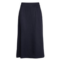 D1. Fluid Long Skirt Polvipituinen Hame Sininen GANT
