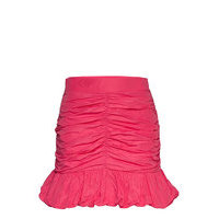 Taffeta Skirt Lyhyt Hame Vaaleanpunainen Gina Tricot