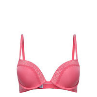 Push Up Plunge Rintaliivit Vaaleanpunainen Calvin Klein