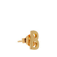 Earring Studs Archetypes, Gold, A-Z Accessories Jewellery Earrings Studs Kulta Design Letters