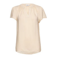 Brittasz Ss Top Blouses Short-sleeved Kermanvärinen Saint Tropez