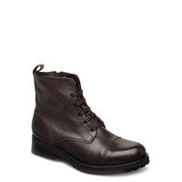 Ave Lace Up Boot - Black Shoes Boots Ankle Boots Ankle Boot - Flat Ruskea Royal RepubliQ