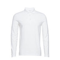 M. Luke Lycra Polo Shirt Polos Long-sleeved Valkoinen Filippa K