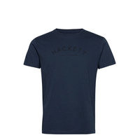 Classic Logo Tee T-shirts Short-sleeved Sininen Hackett London