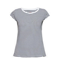 Organic Favorite Stripe Teasy T-shirts & Tops Short-sleeved Musta Mads Nørgaard