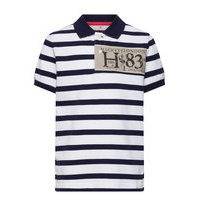 Yd Stripe H83 B T-shirts Polo Shirts Valkoinen Hackett London