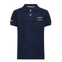 Amr Camo Print B T-shirts Polo Shirts Sininen Hackett London