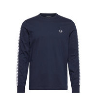 Taped L/S T-Shirt T-shirts Long-sleeved Sininen Fred Perry