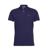 Slim Fit Logo Polos Short-sleeved Sininen Hackett London