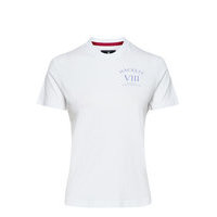 Hrr Logo Tee W T-shirts & Tops Short-sleeved Valkoinen Hackett London