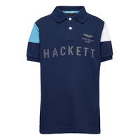 Amr Panel Slv Y T-shirts Polo Shirts Sininen Hackett London